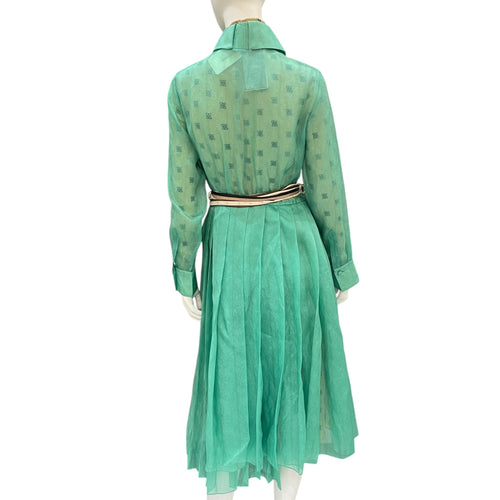 Evening Dress 40 Green Ready-To-Wear in Silk CL2604-20920 2