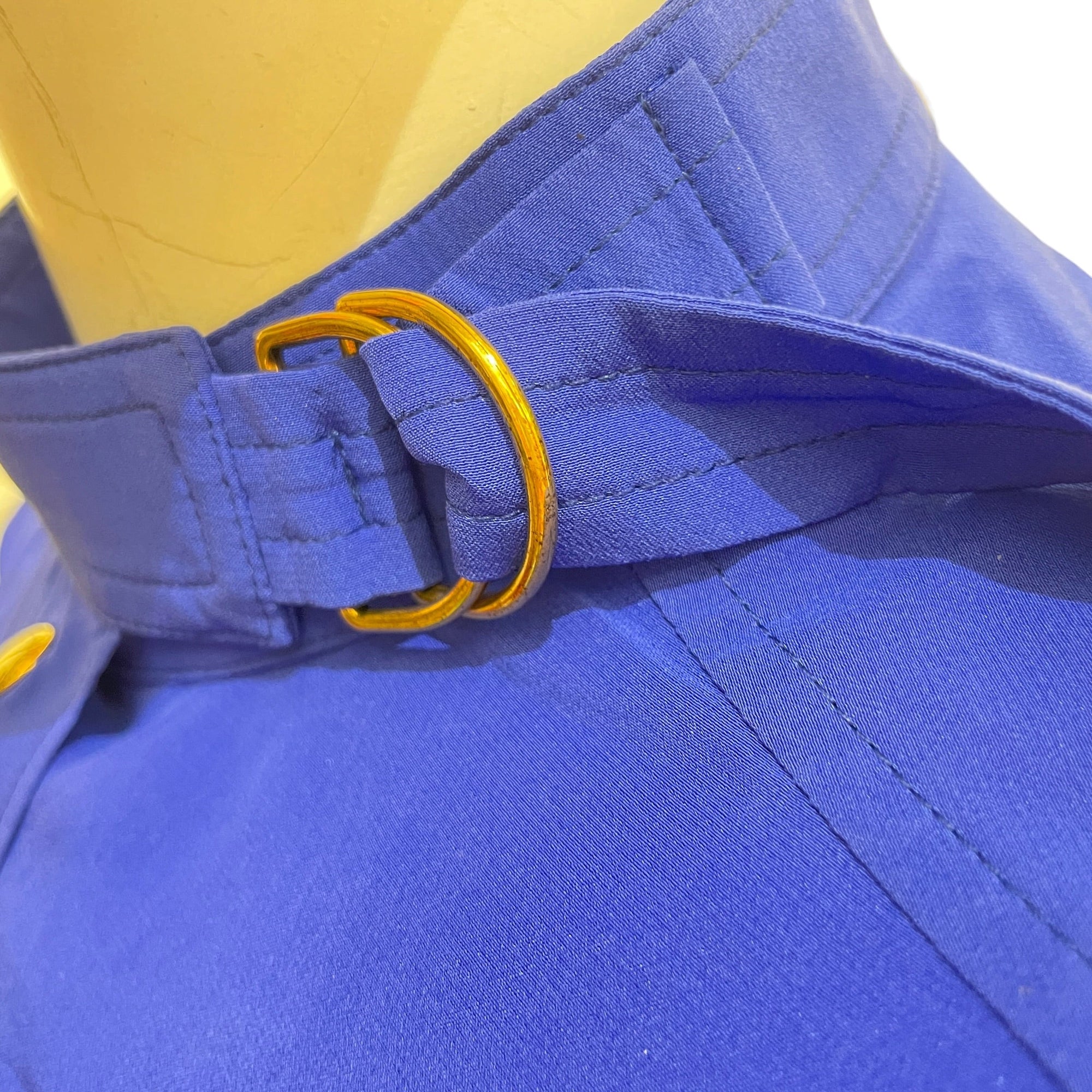 Long-Sleeved Blouse  34 Blue Ready-To-Wear Gold hardware CL2604-20938 5