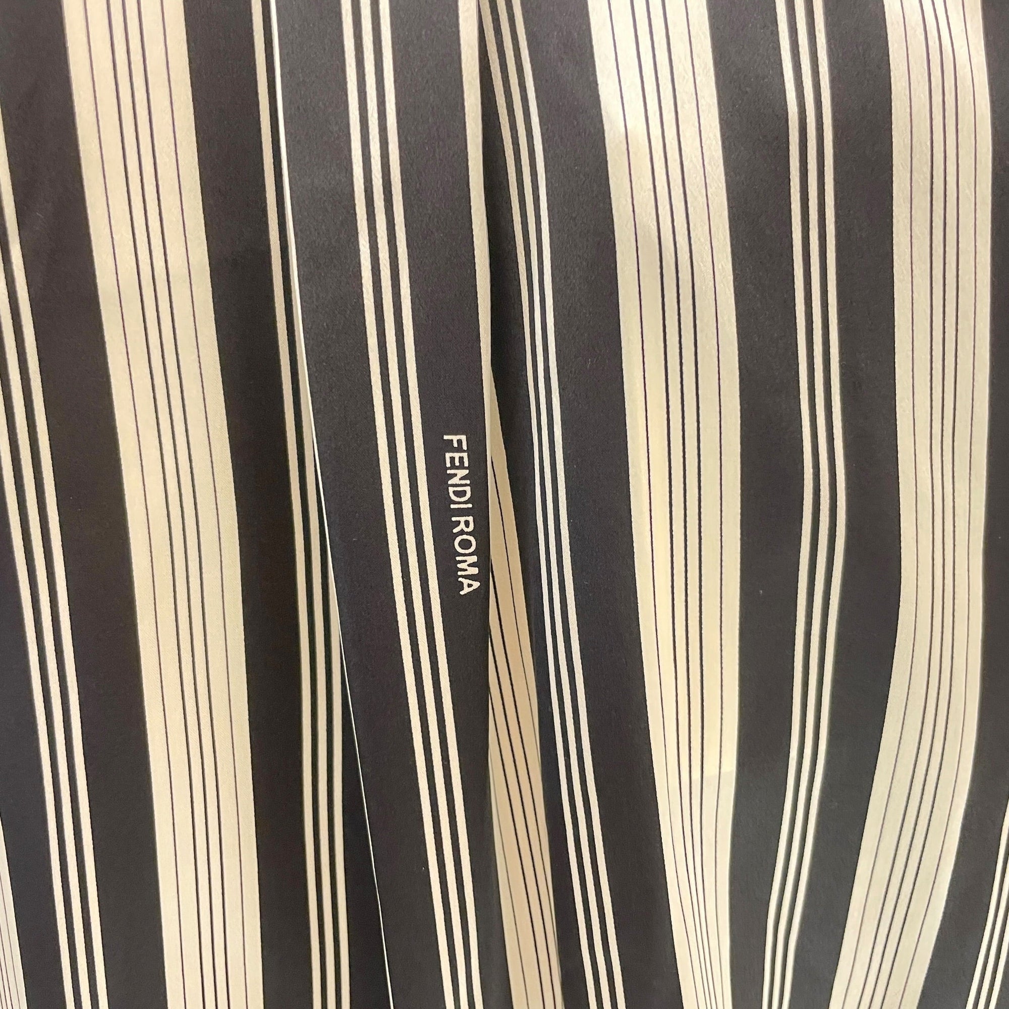 Striped Silk Shirt 38 Black/White  Ready-To-Wear CL2604-20939 3