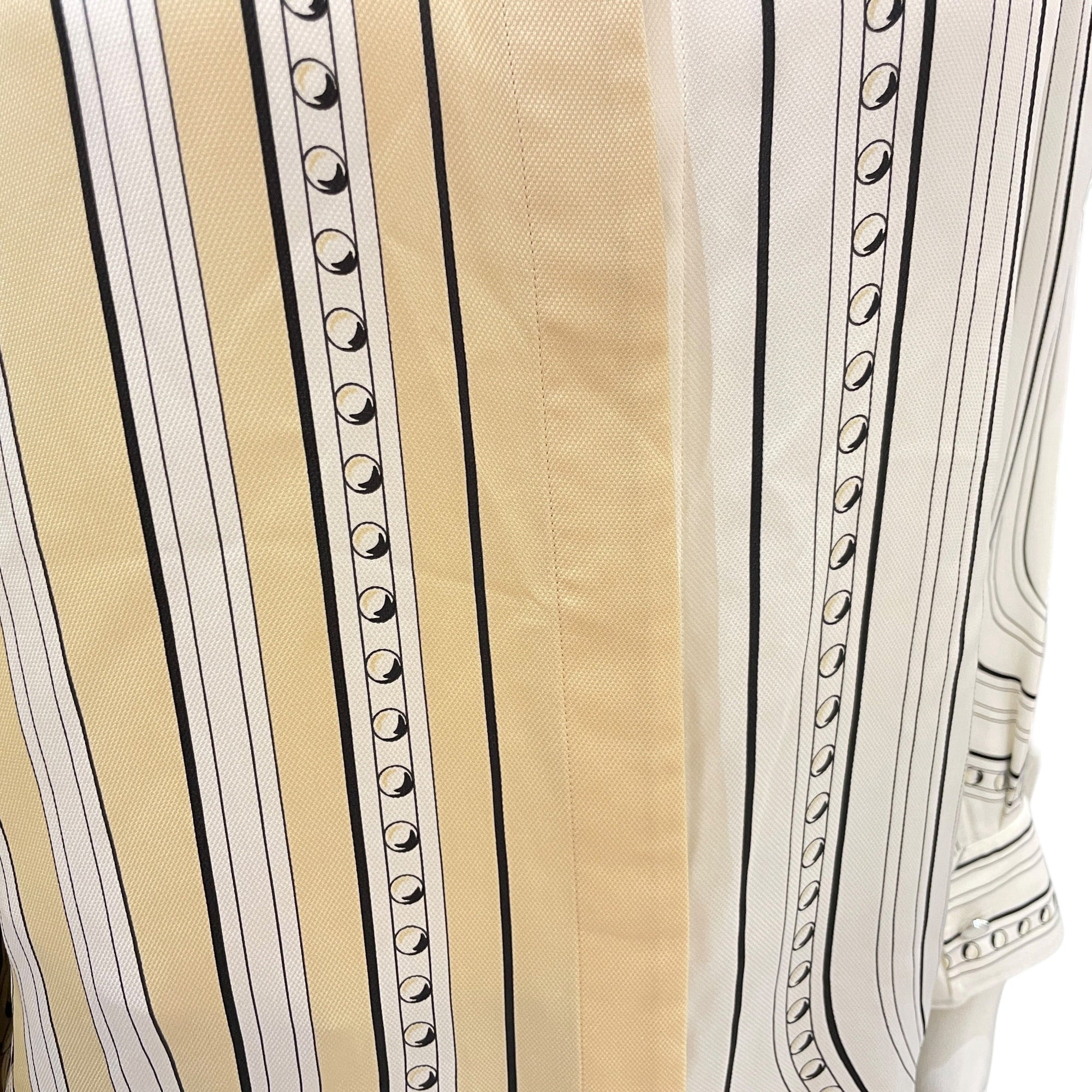 Striped Silk Blouse 38 Beige Ready-To-Wear CL2604-20948 3