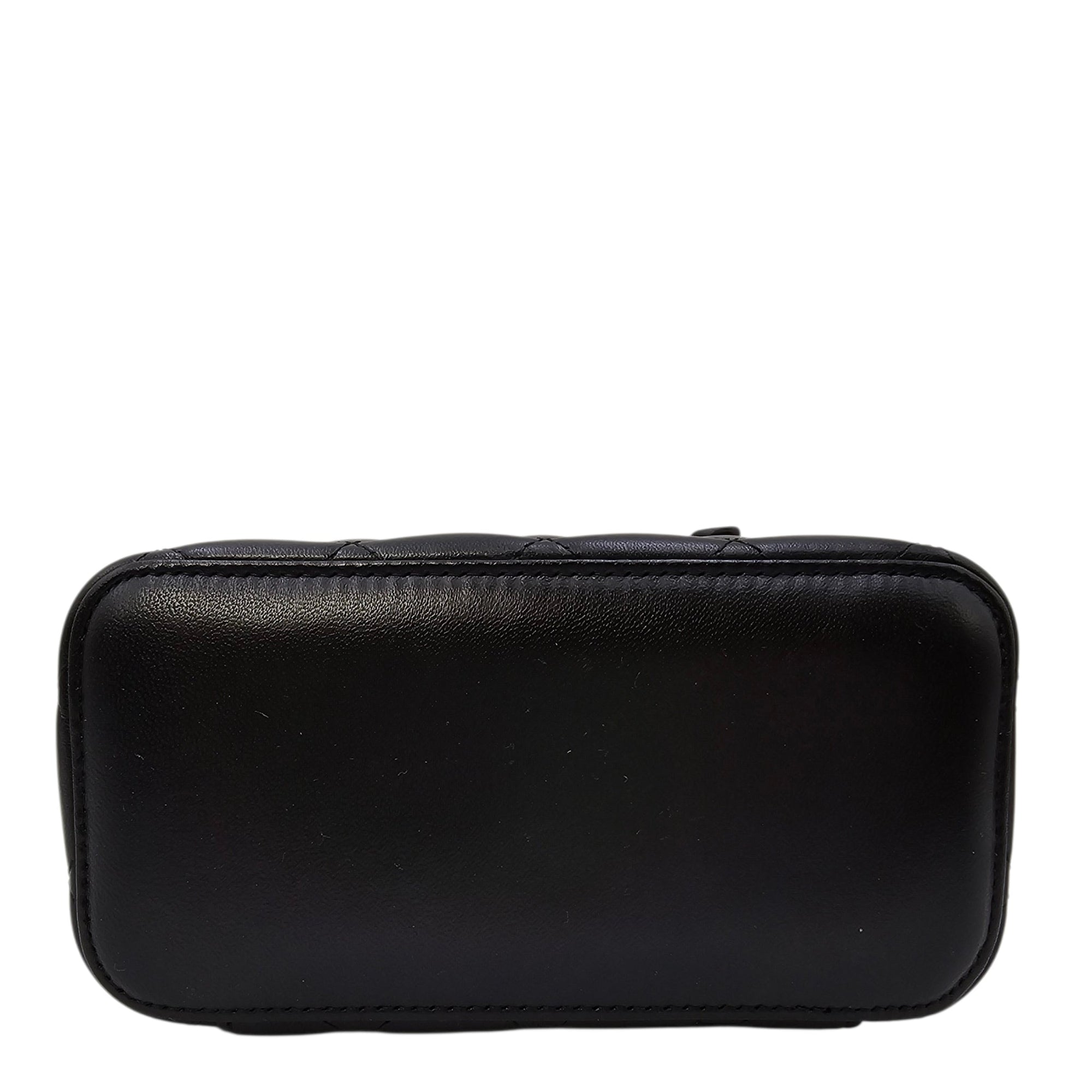 Vanity Case with Strap Black Crossbody Bag in Lambskin Gold hardware CL2604-20959 5