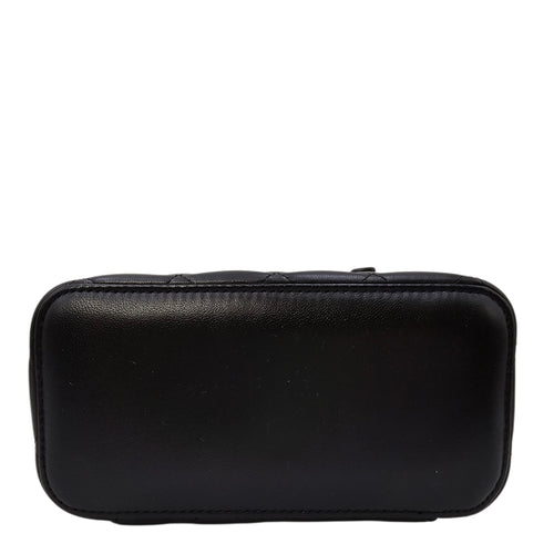 Vanity Case with Strap Black Crossbody Bag in Lambskin Gold hardware CL2604-20959 5
