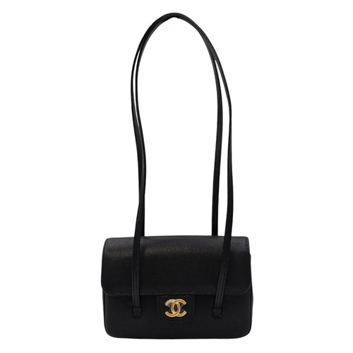 Mini Preppy Coco Black Shoulder Bag in Calfskin Gold hardware CL2604-20961 1