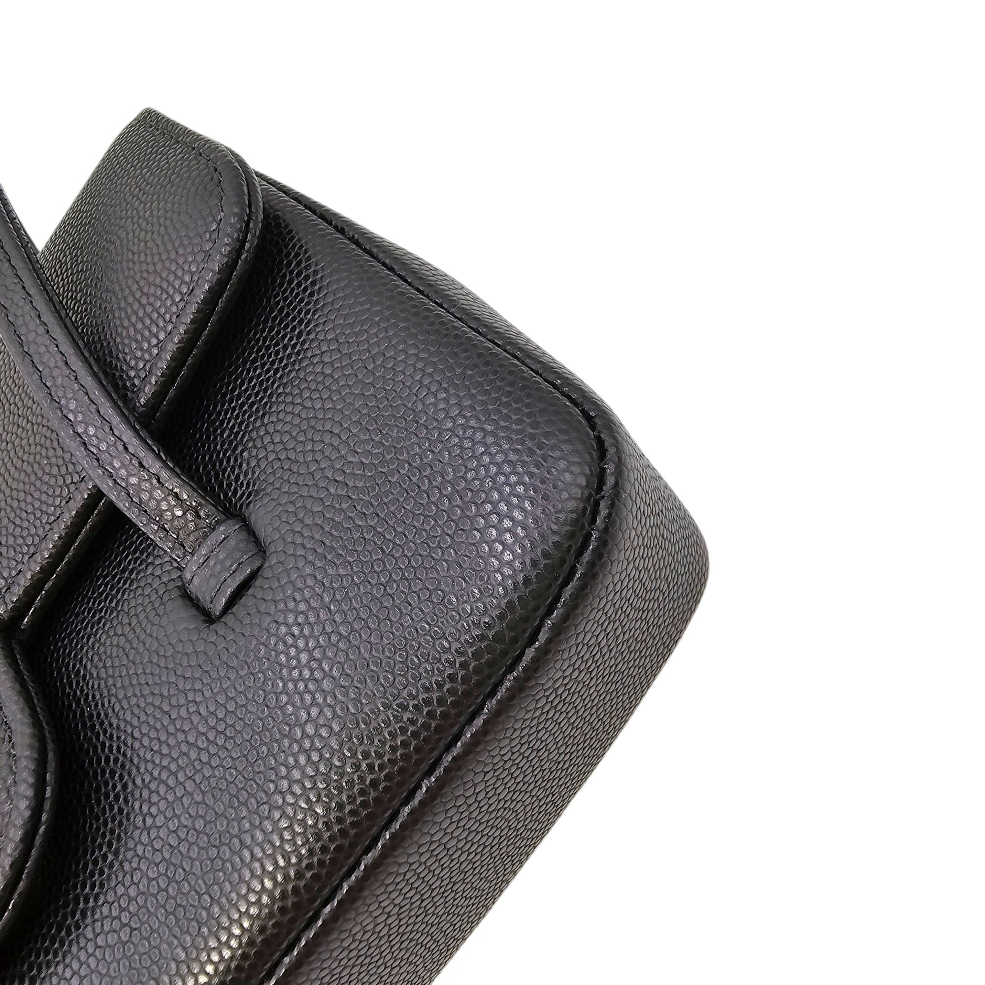 Mini Preppy Coco Black Shoulder Bag in Calfskin Gold hardware CL2604-20961 9