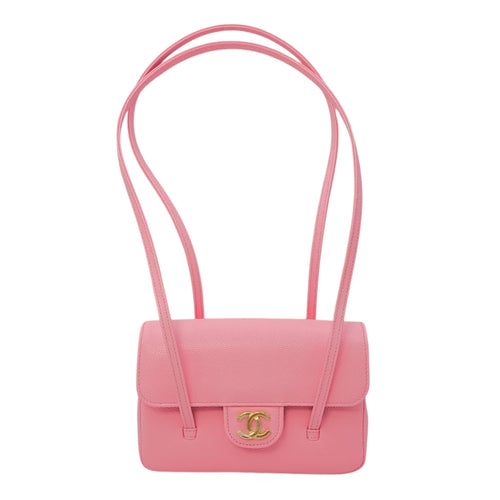 Mini Preppy Coco Pink Shoulder Bag in Calfskin Gold hardware CL2604-20962 1