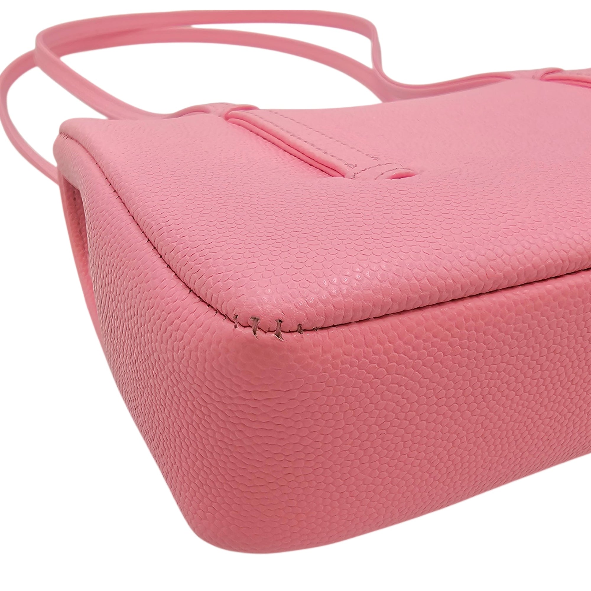 Mini Preppy Coco Pink Shoulder Bag in Calfskin Gold hardware CL2604-20962 7
