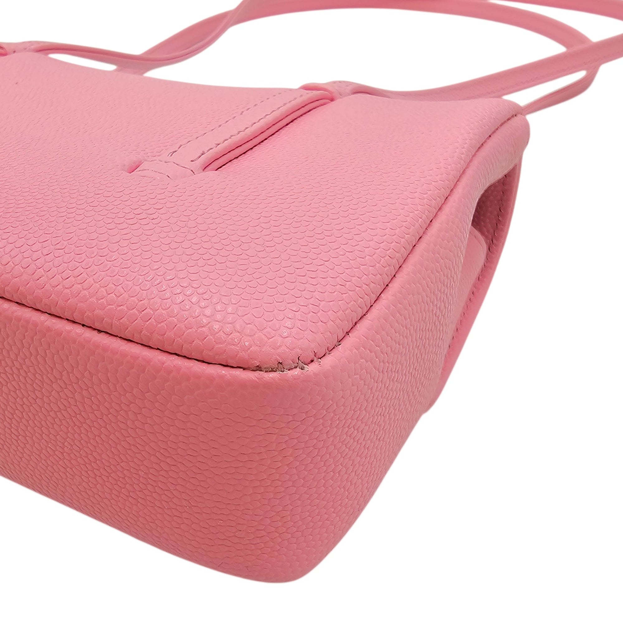 Mini Preppy Coco Pink Shoulder Bag in Calfskin Gold hardware CL2604-20962 8