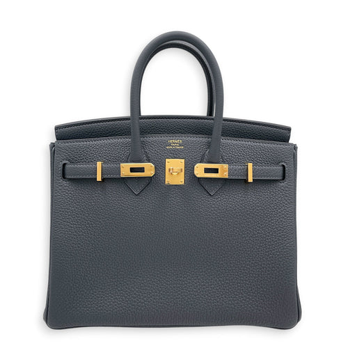 Birkin 25 Gris Meyer in Togo Gold hardware CL2604-20969 1