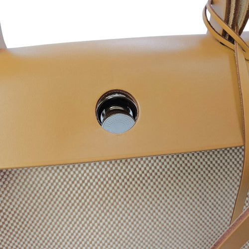 Herbag Criss Viking 31 Ecru Beige/ Naturel Sable in Toile Palladium hardware CL2604-20973 13