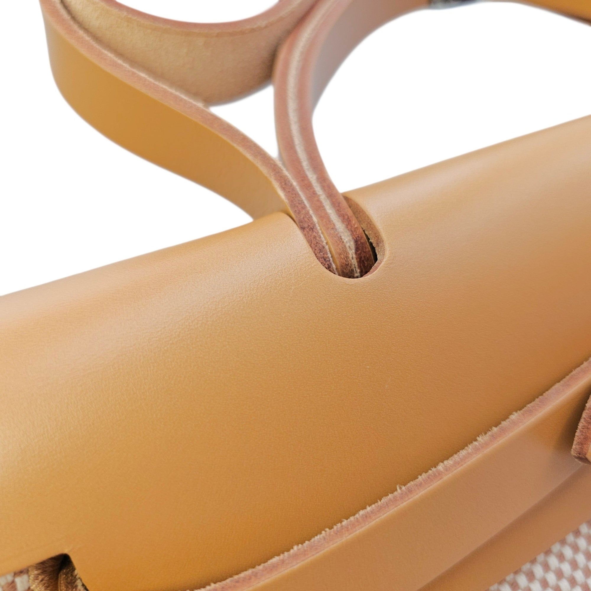 Herbag Criss Viking 31 Ecru Beige/ Naturel Sable in Toile Palladium hardware CL2604-20973 15