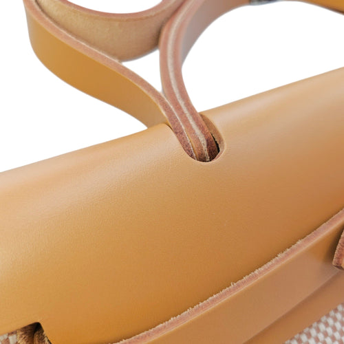 Herbag Criss Viking 31 Ecru Beige/ Naturel Sable in Toile Palladium hardware CL2604-20973 15