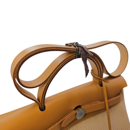 Herbag Criss Viking 31 Ecru Beige/ Naturel Sable in Toile Palladium hardware CL2604-20973 8