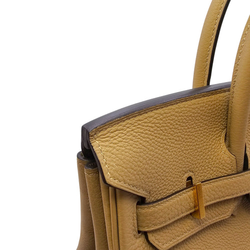 Birkin 25 Trench in Togo Gold hardware CL2604-20981 11