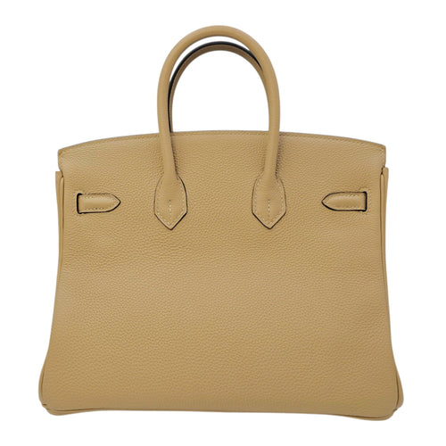 Birkin 25 Trench in Togo Gold hardware CL2604-20981 2
