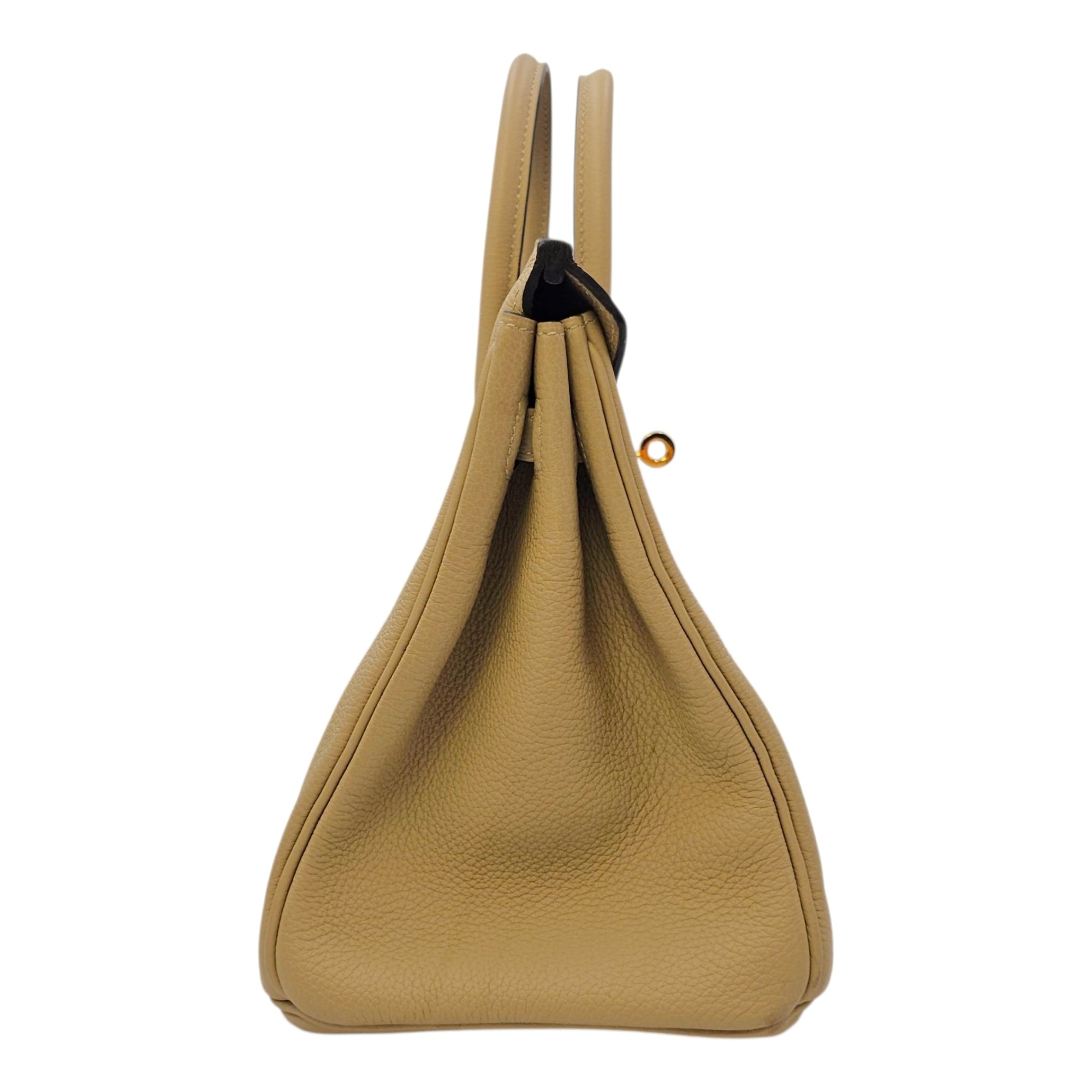 Birkin 25 Trench in Togo Gold hardware CL2604-20981 3