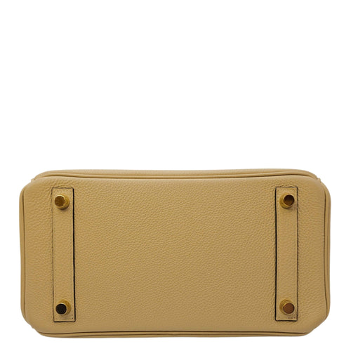 Birkin 25 Trench in Togo Gold hardware CL2604-20981 5