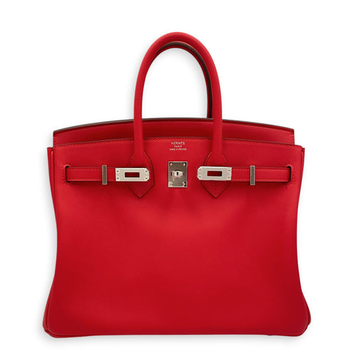 Birkin 25 Rouge De Coeur in Swift Palladium hardware CL2604-20985 1