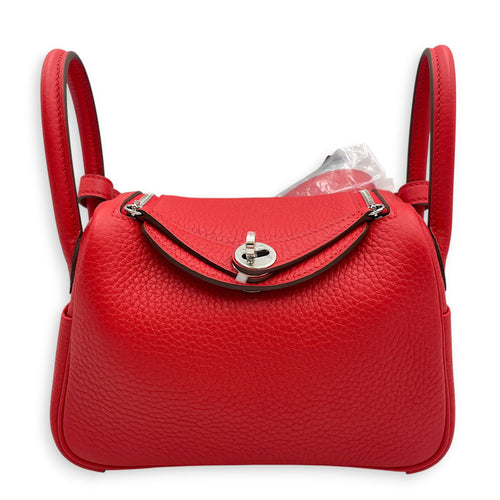 Lindy Il Mini Rouge Radieux in Clemence Palladium hardware CL2604-20989 1