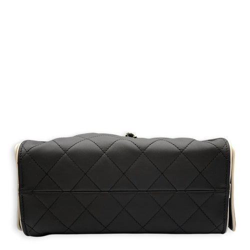 C25 Mini Black Shoulder Bag in Lambskin Gold hardware CL2604-20993 5