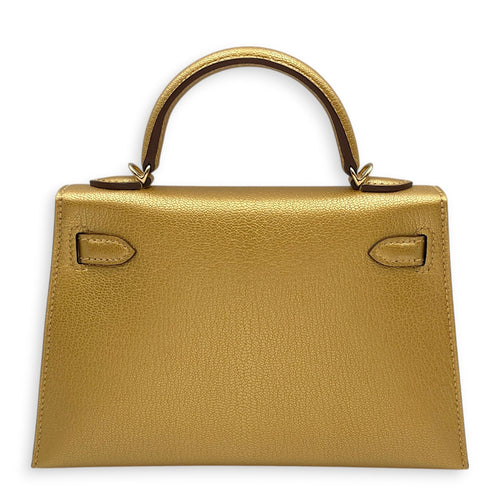 Sellier Kelly 20 Dore in Chevre Mysore Gold hardware CL2604-20995 2