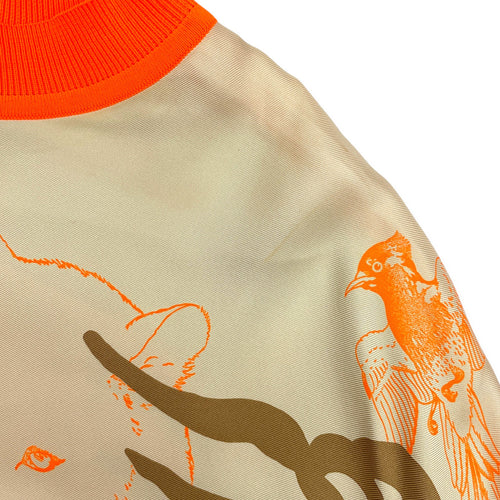 Jungle Love Fluo Twillaine Printed Sweater 38 Beige Ready-To-Wear CL2604-21022 4