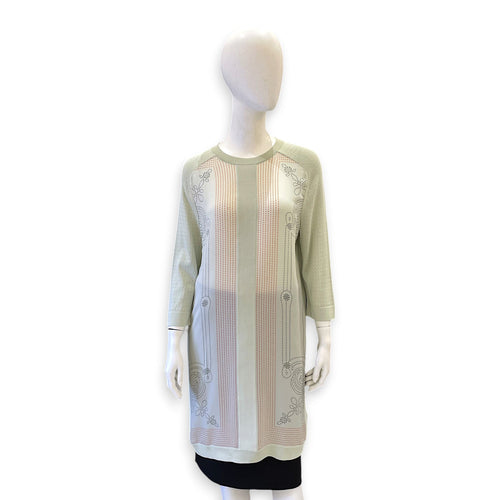 Shift Dress 38 Green Ready-To-Wear in Silk CL2604-21024 1