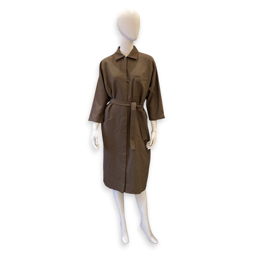 Shirt Dress 38 Brown Ready-To-Wear in Wool CL2604-21027 1