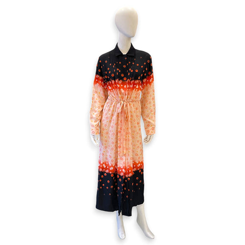 Maxi Dress 40 Orange Ready-To-Wear in Silk CL2604-21029 1