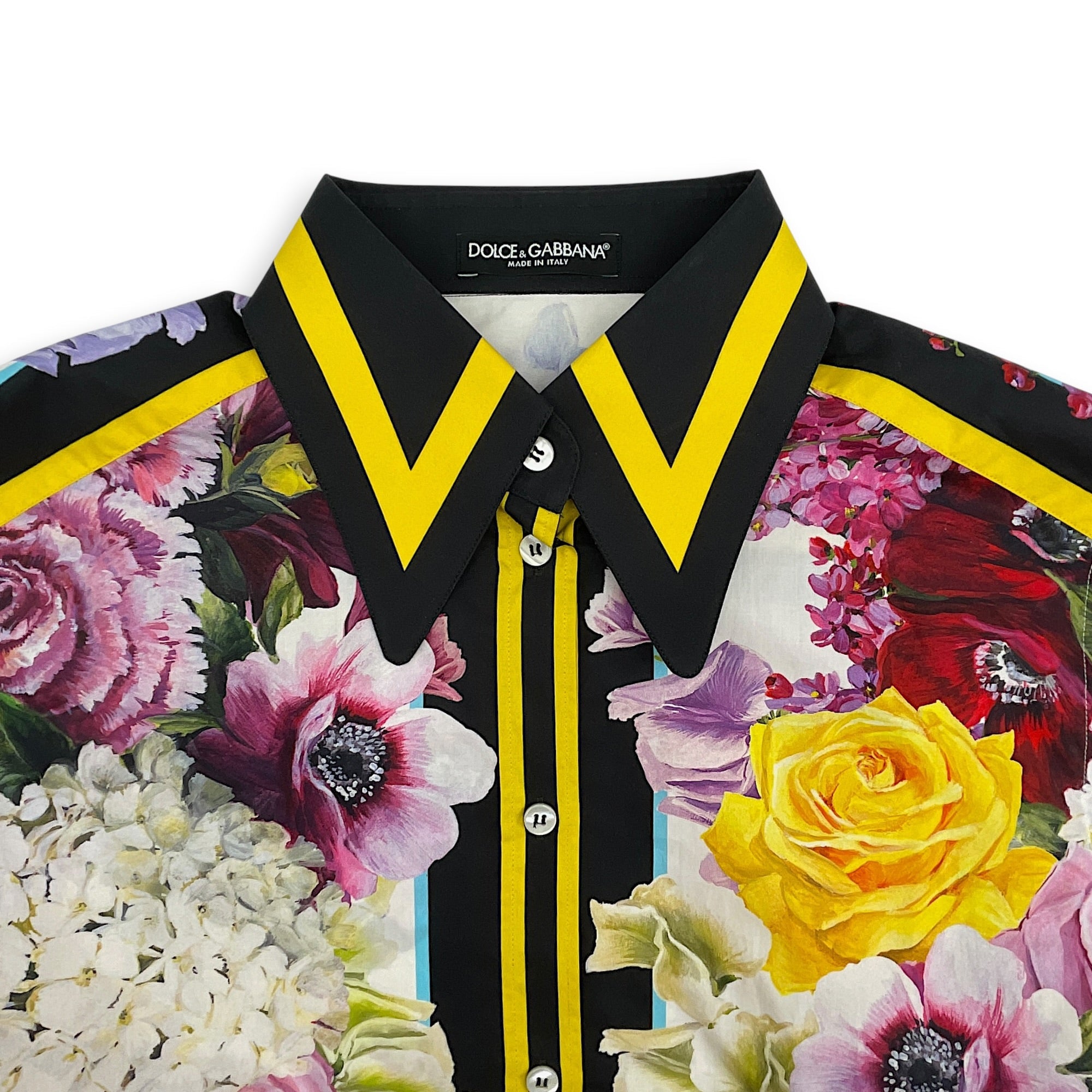 Floral Printed Blouse 42 Multi-colour Ready-To-Wear in Cotton CL2604-21038 3