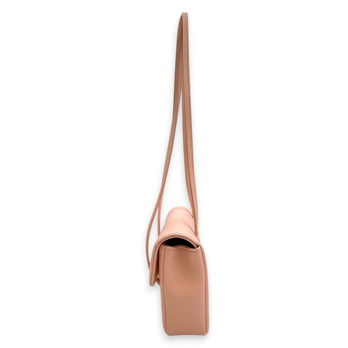 Mini Preppy Coco Pink Shoulder Bag in Calfskin Gold hardware