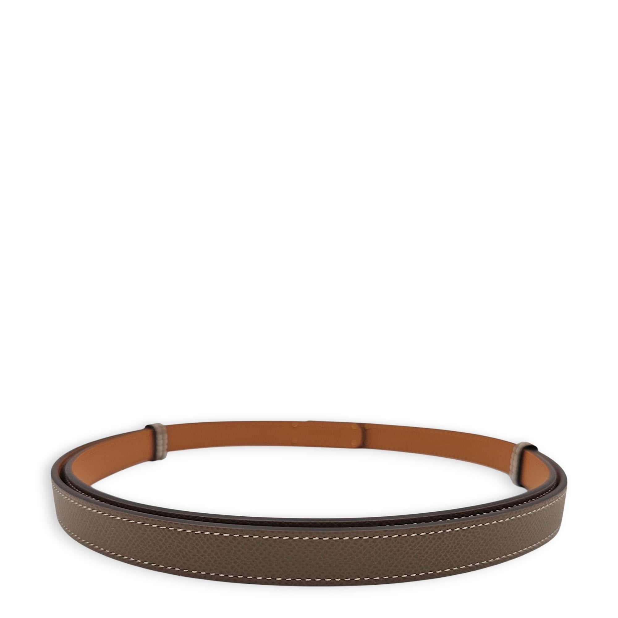 Kelly 18 Belt Etoupe Belt in Epsom Gold hardware