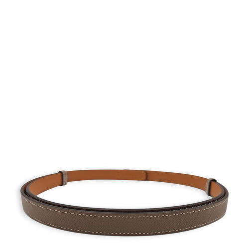 Kelly 18 Belt Etoupe Belt in Epsom Gold hardware