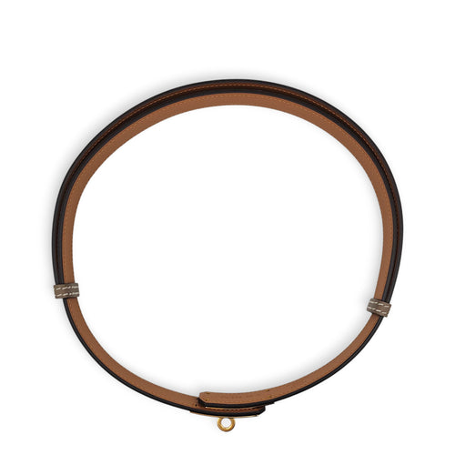 Kelly 18 Belt Etoupe Belt in Epsom Gold hardware