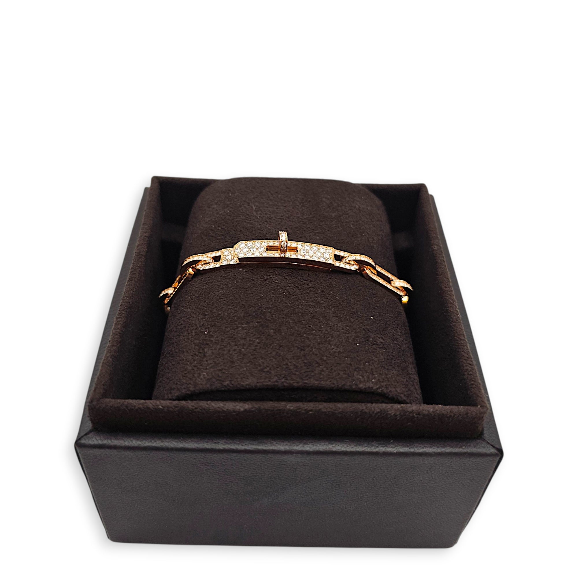 Kelly Chaine PM Full, 336 Diamonds, 2.24 Carat SH Bracelet in Rose Gold Hardware CL2604-21054 4