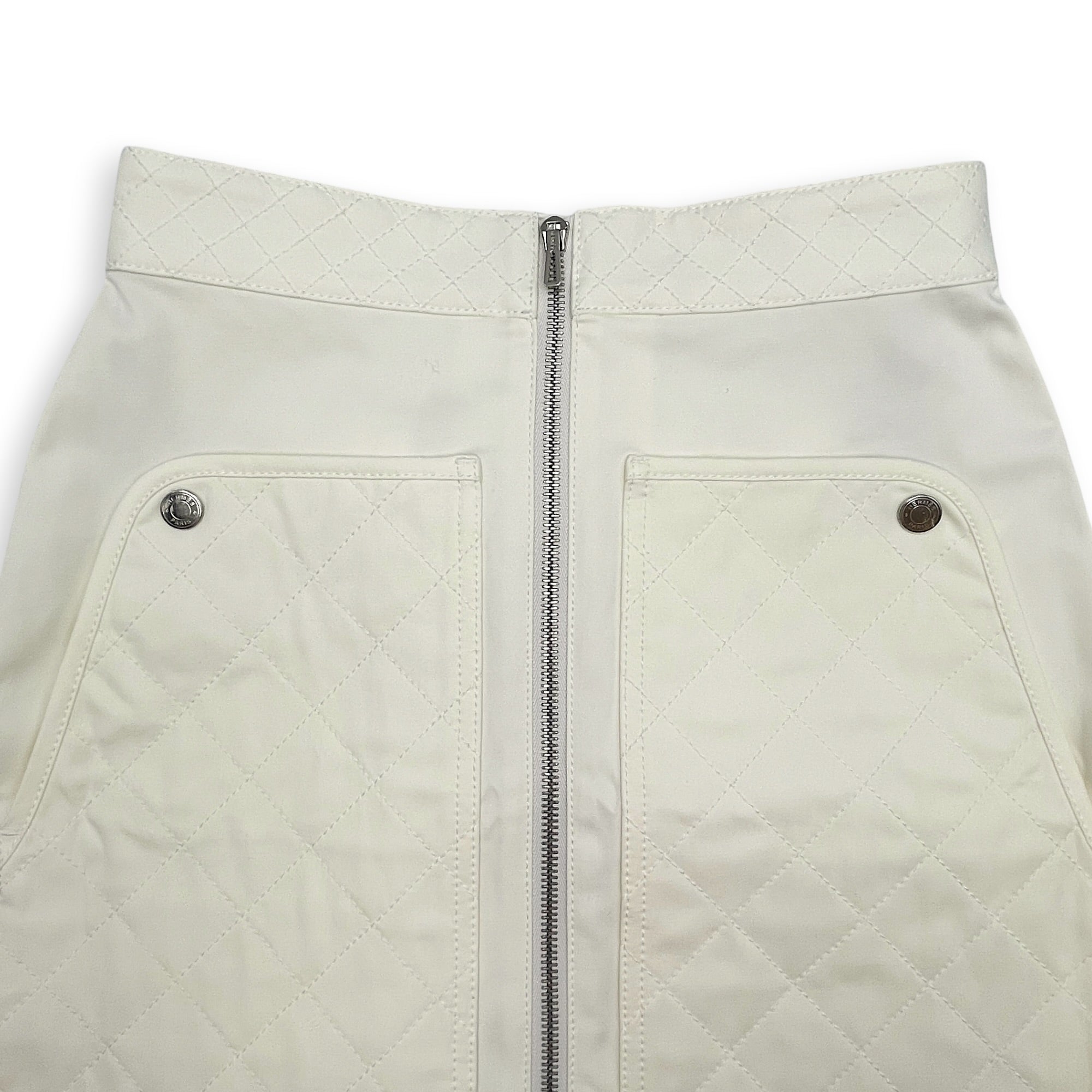 Mini Skirt Size 34 White Ready-To-Wear in Cotton CL2604-21055 3