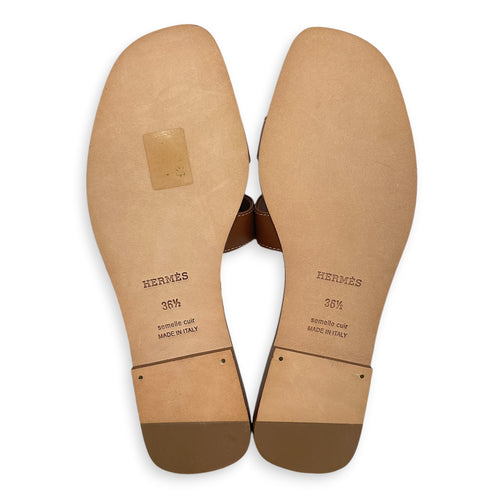 Oran 36.5 Gold Sandals in Calfskin