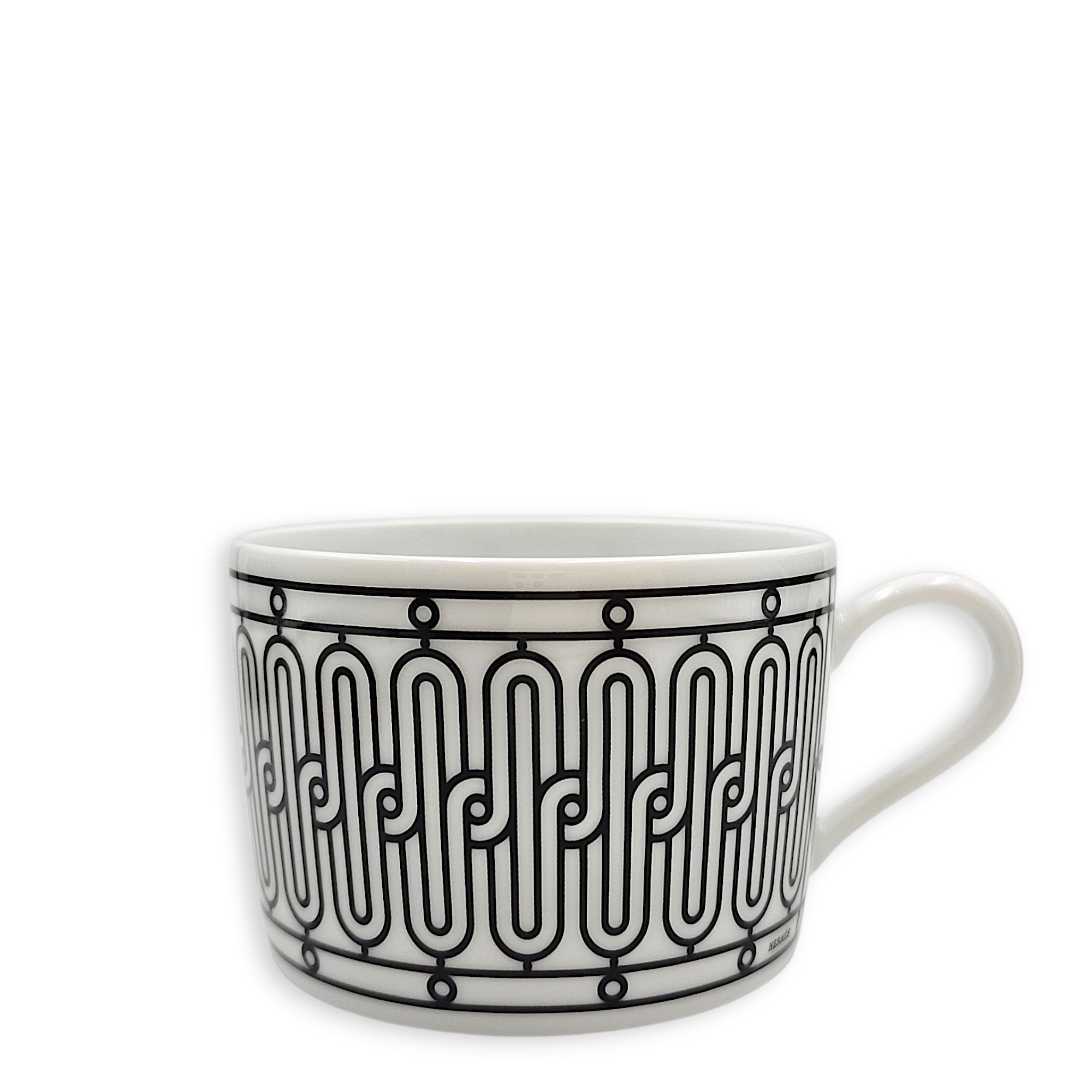 H Deco Tea Set Black/White Tableware CL2604-21059 5