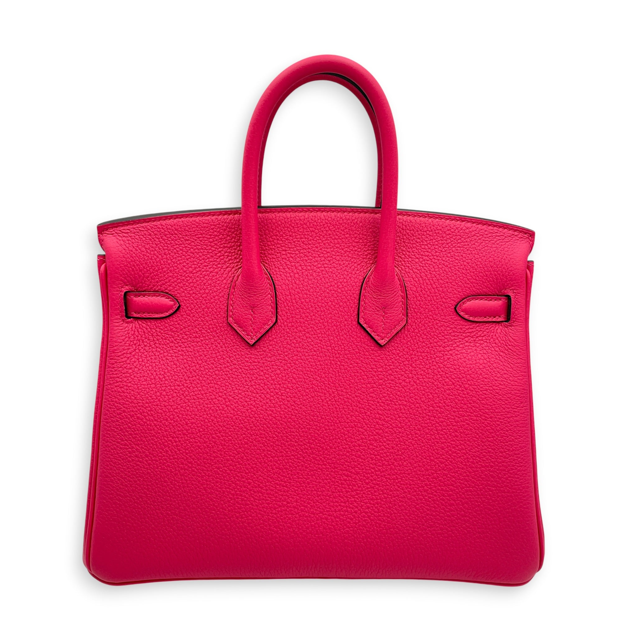 Birkin 25 Rose Mexico in Togo Palladium hardware