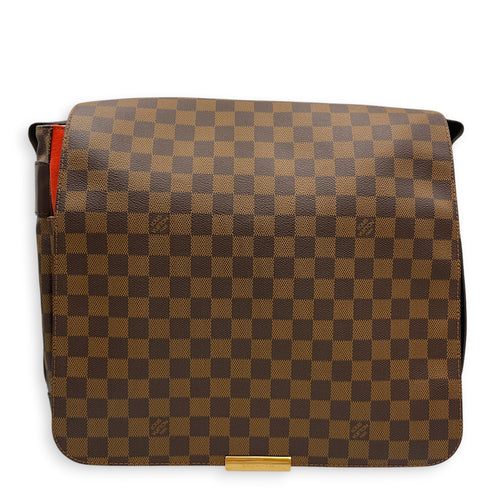 Damier Ebene Bastille Brown Messenger Gold hardware