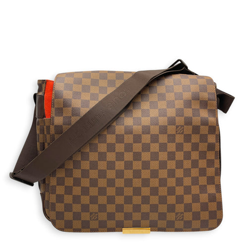 Damier Ebene Bastille Brown Messenger Gold hardware