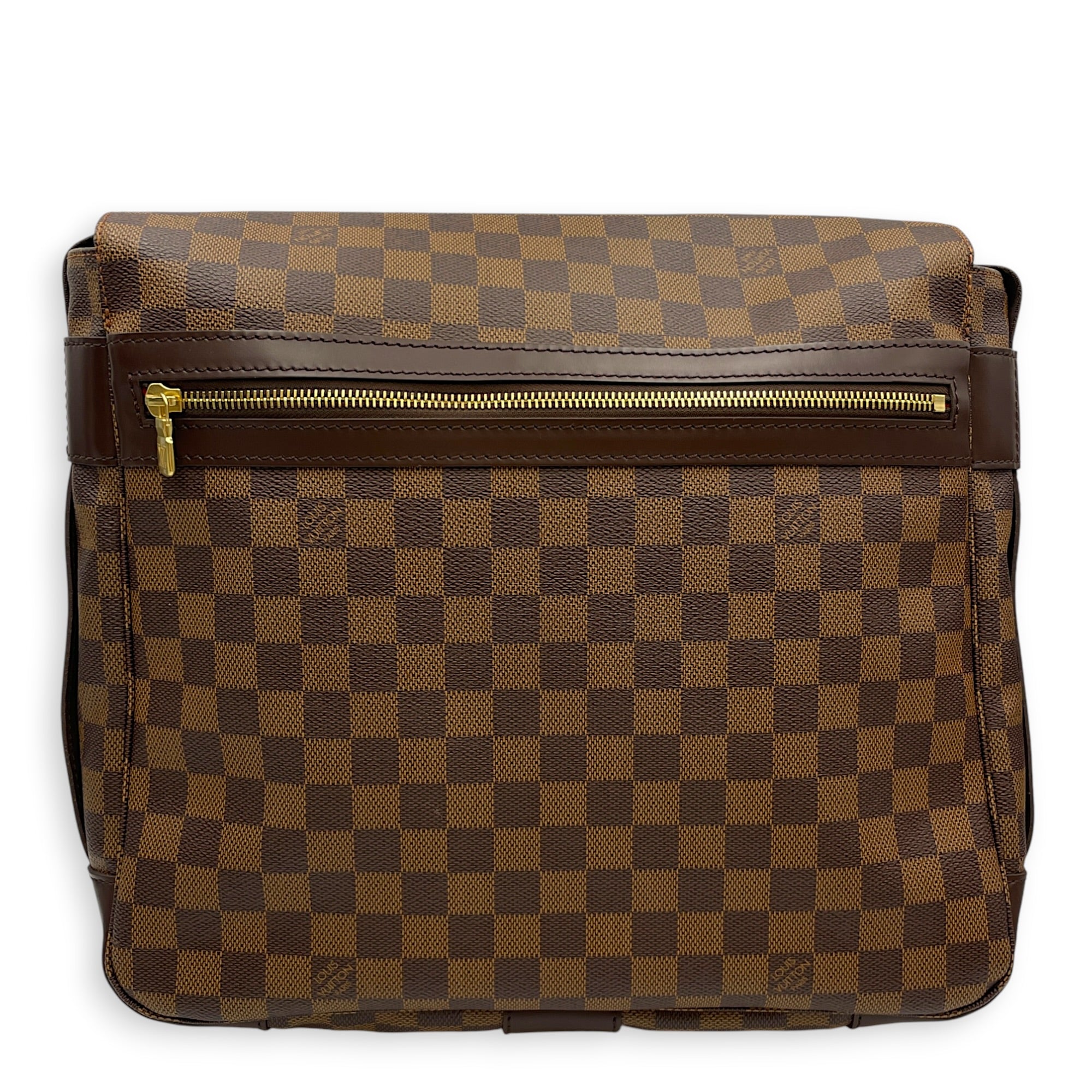 Damier Ebene Bastille Brown Messenger Gold hardware