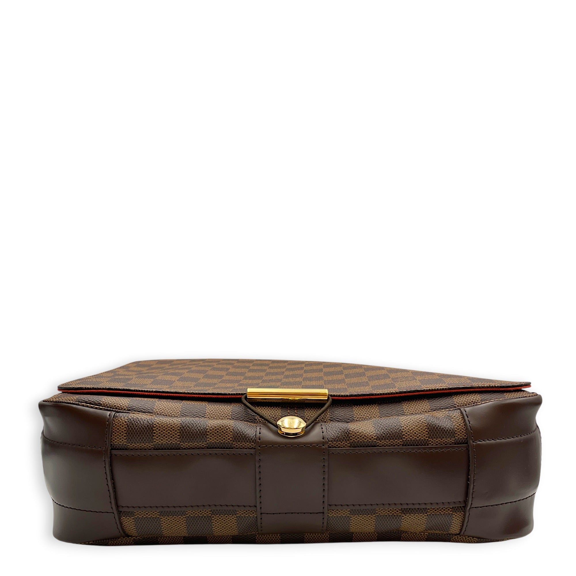 Damier Ebene Bastille Brown Messenger Gold hardware
