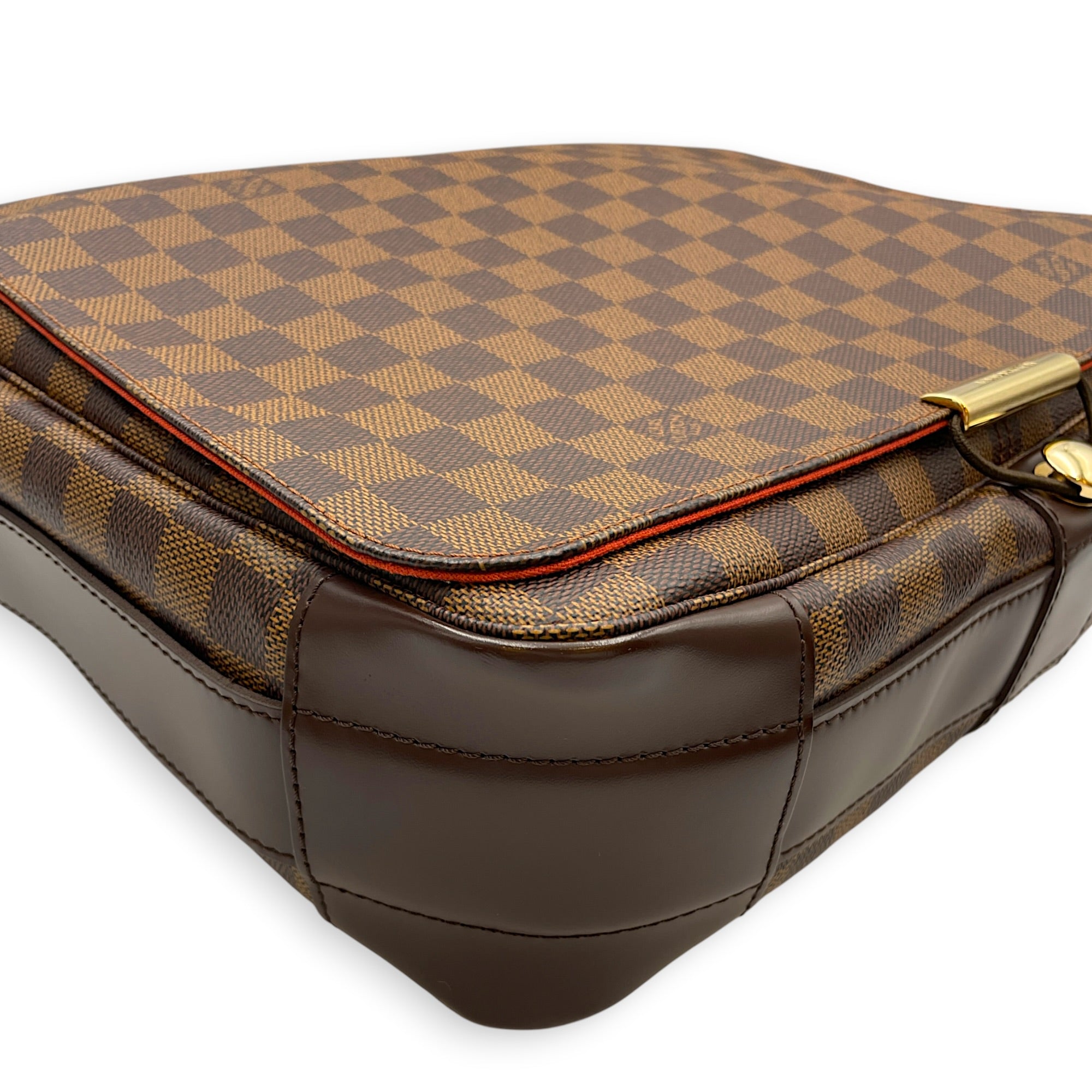 Damier Ebene Bastille Brown Messenger Gold hardware