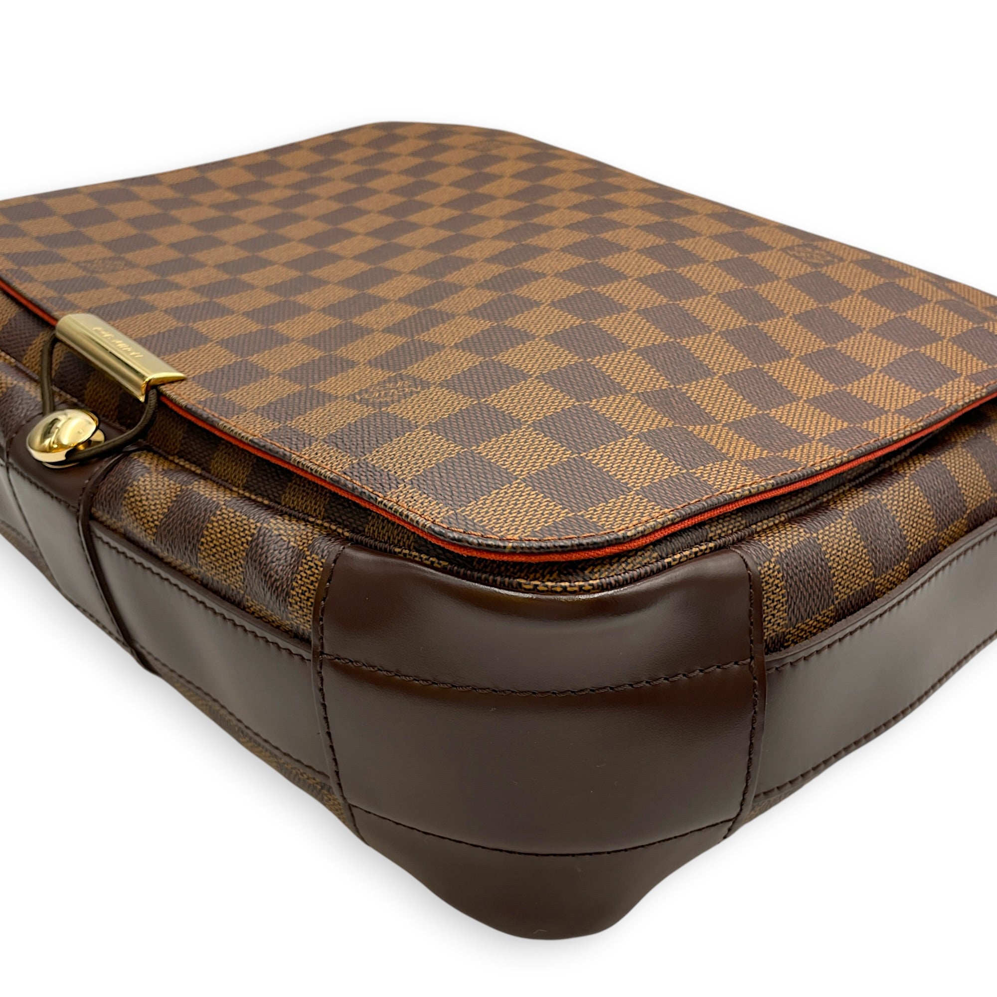 Damier Ebene Bastille Brown Messenger Gold hardware