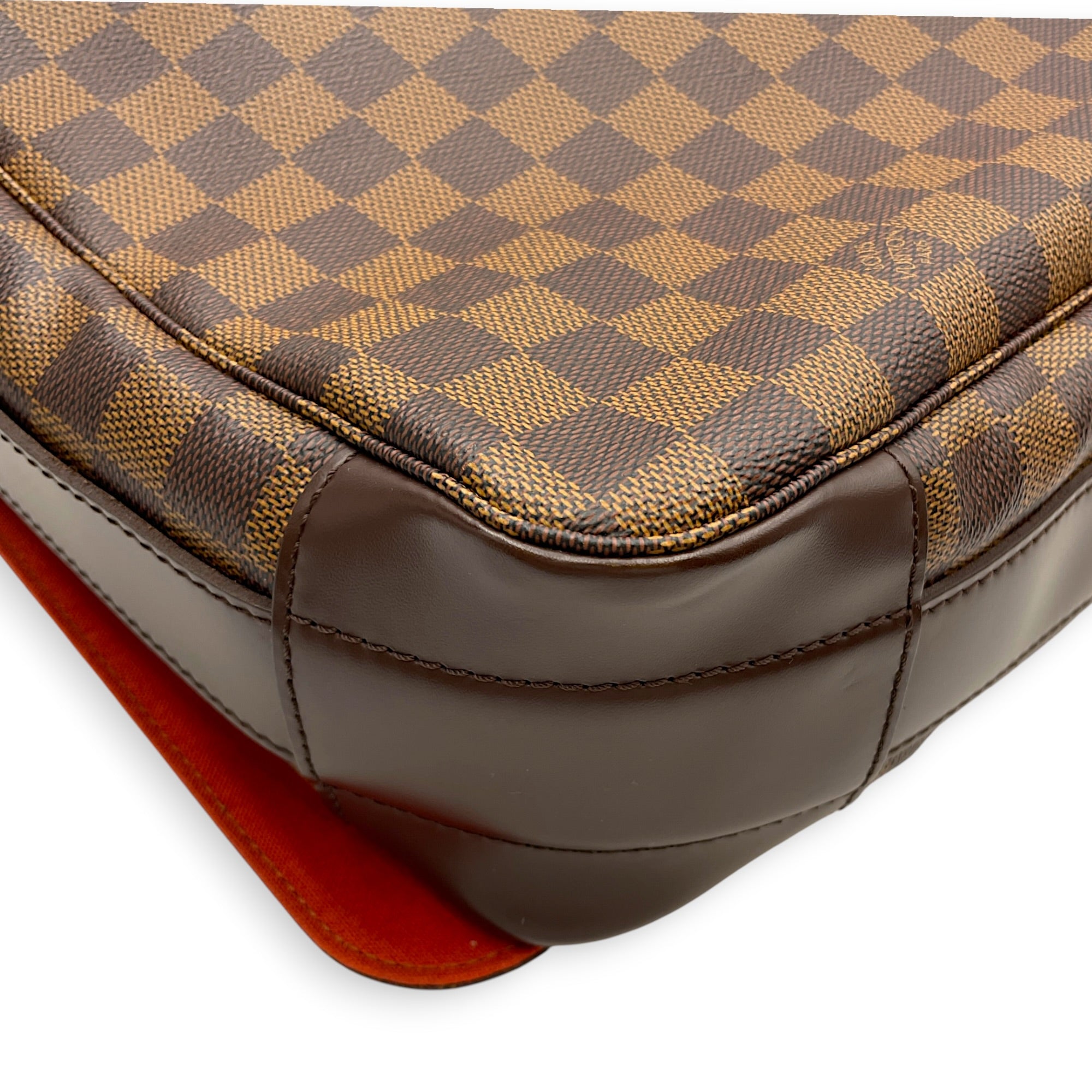 Damier Ebene Bastille Brown Messenger Gold hardware