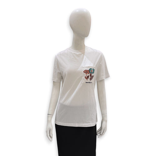 T Shirt Small White Ready-To-Wear in Cotton CL2604-21067 1