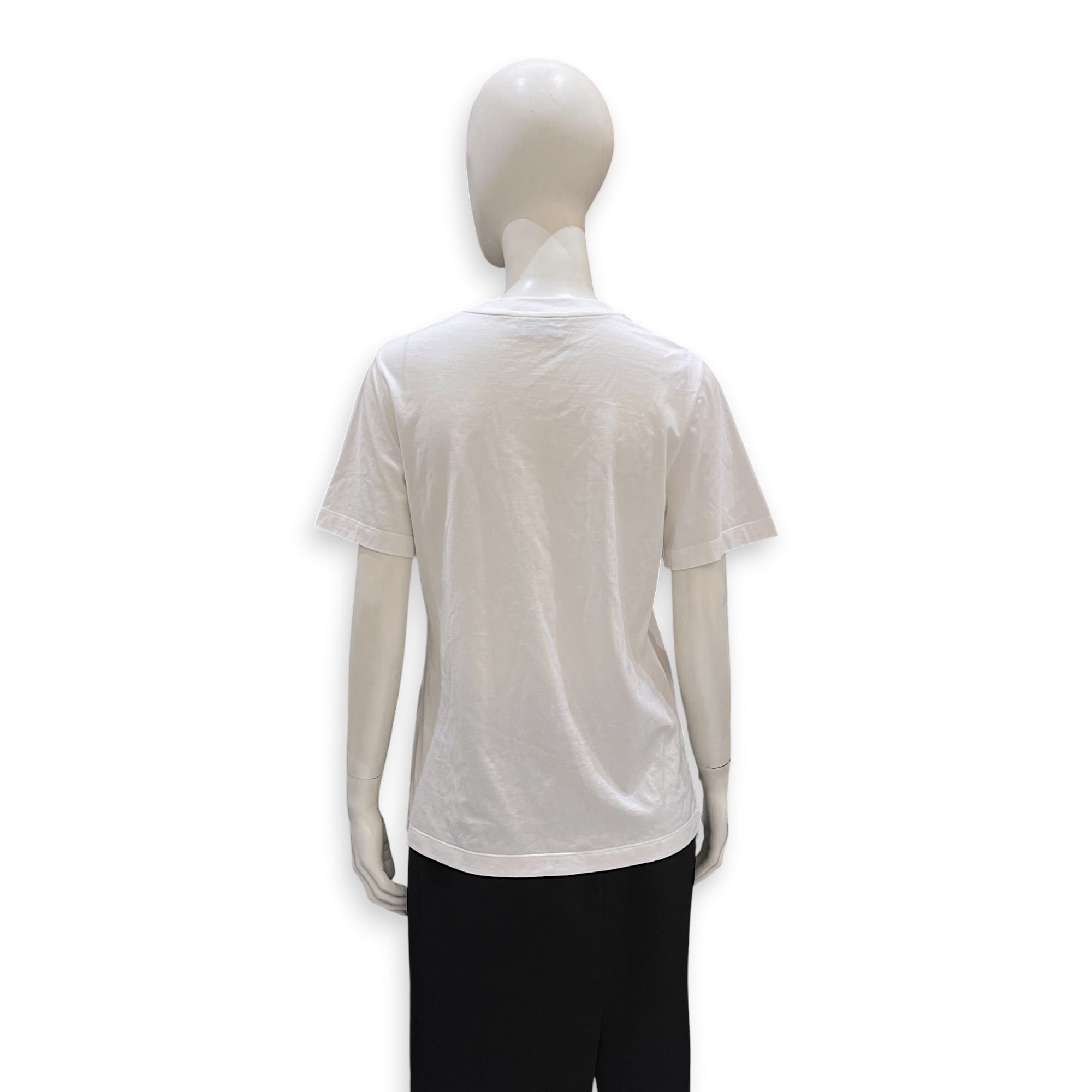 T Shirt Small White Ready-To-Wear in Cotton CL2604-21067 2