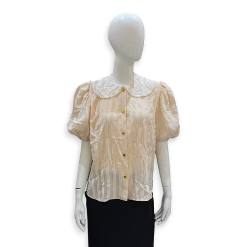 Blouse 38 Beige Ready-To-Wear in Silk