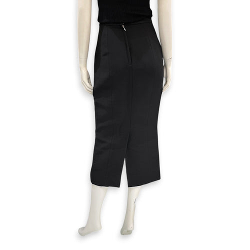 Long Pencil Skirt 38 Black Ready-To-Wear in Wool
