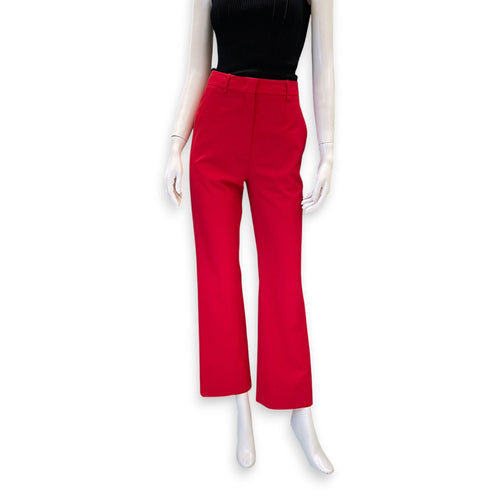 Slim Cut Pants 38 Red Ready-To-Wear in Viscose CL2604-21083 1